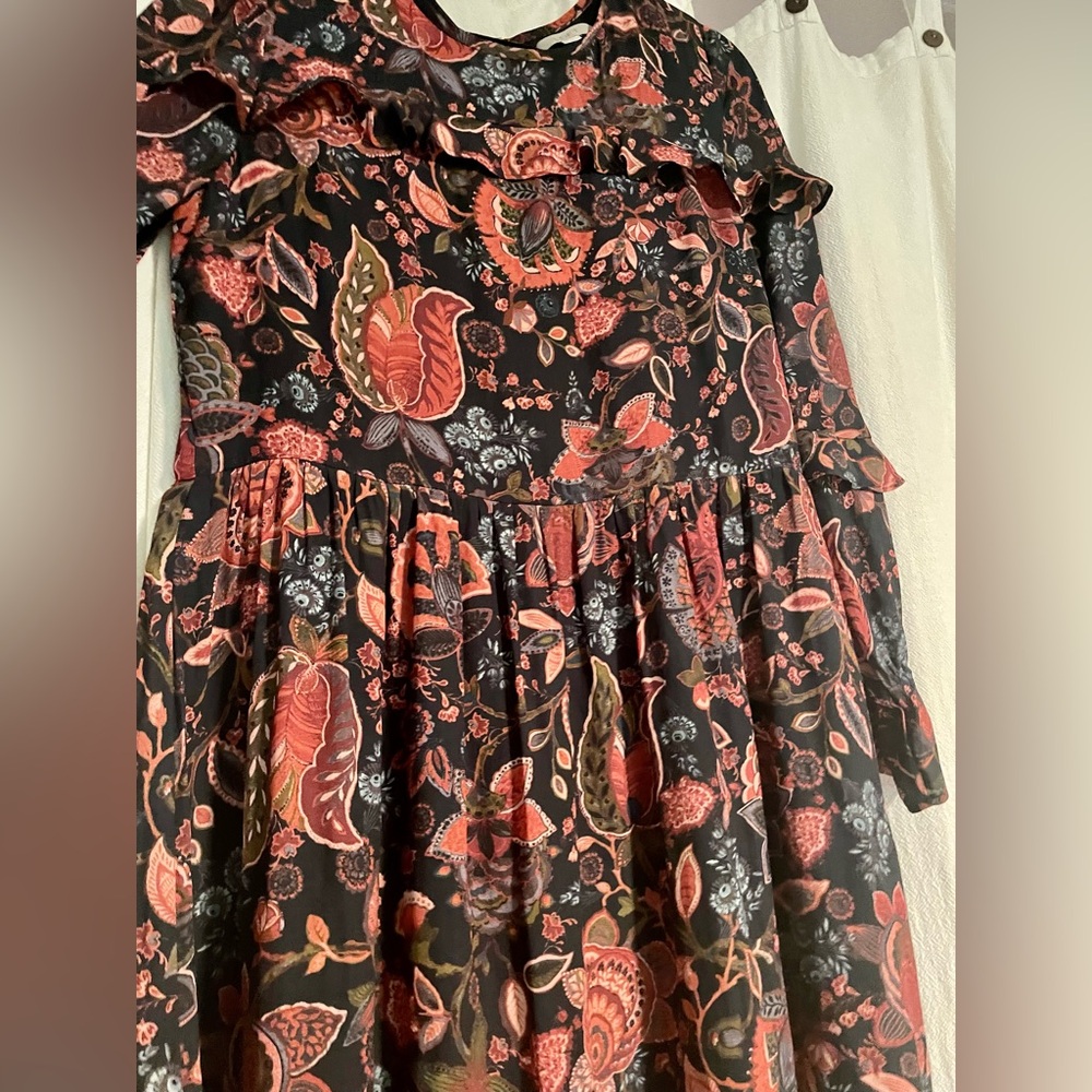 Loft Hydrangea Bouquet Mini Dress- Size 12 - Picture 7 of 7